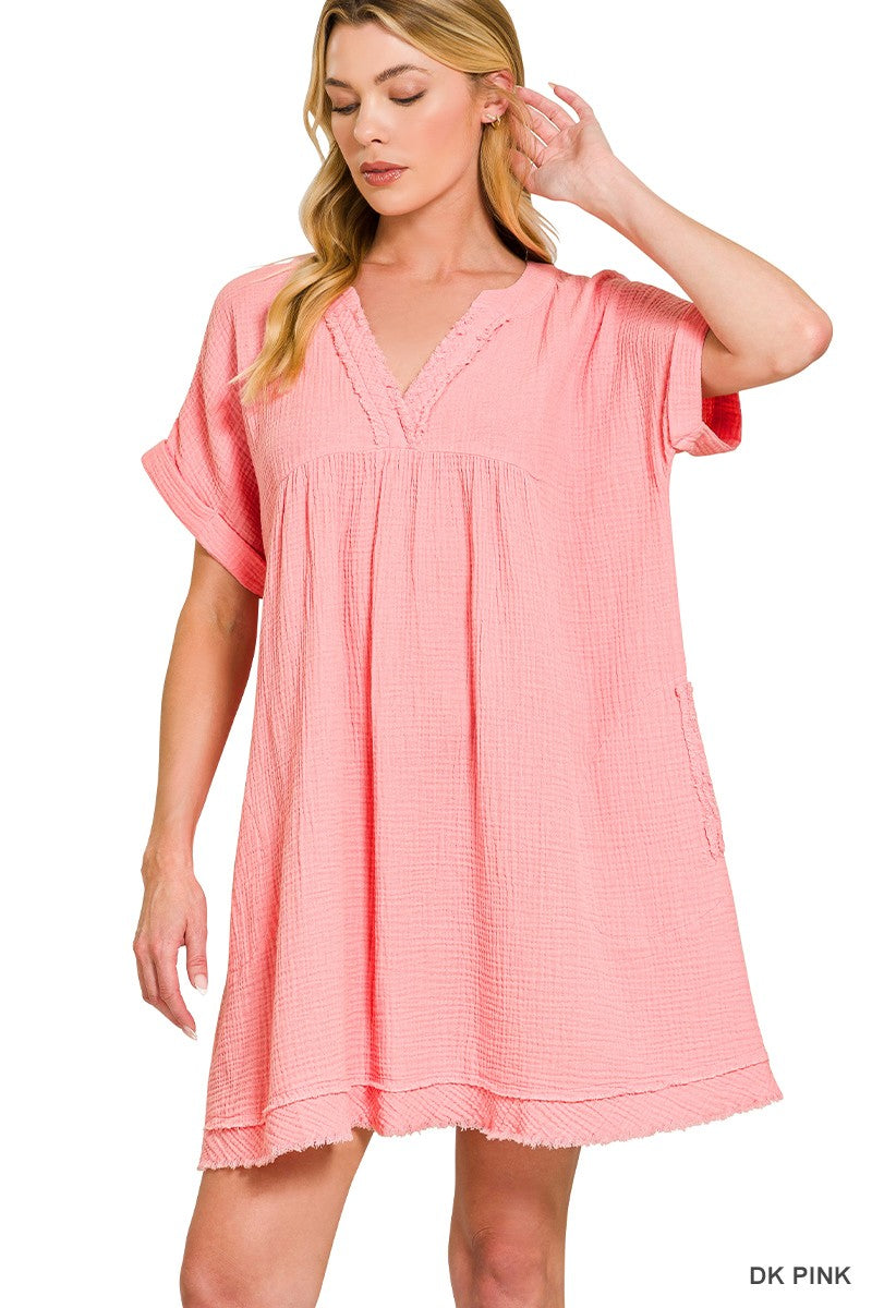 Coastal Gauze Dress