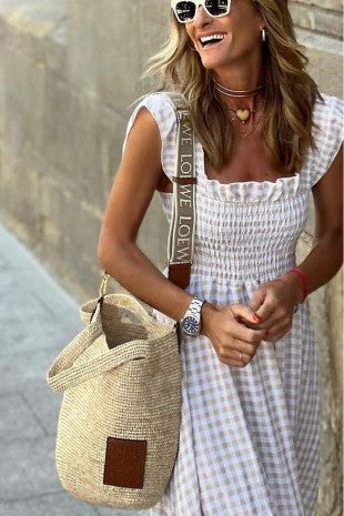 Picnic Day Gingham Dress