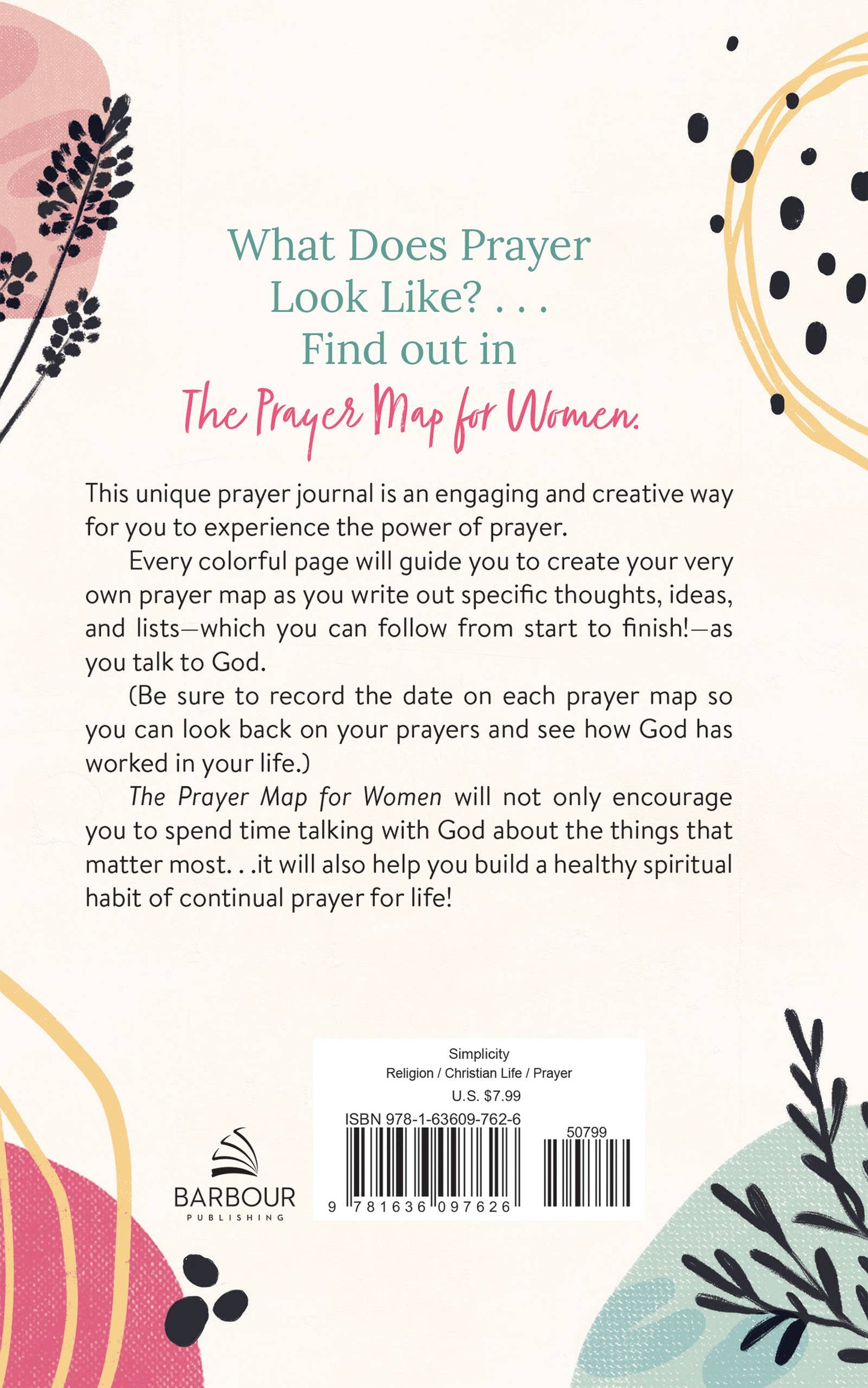 Prayer Map Journal for Women