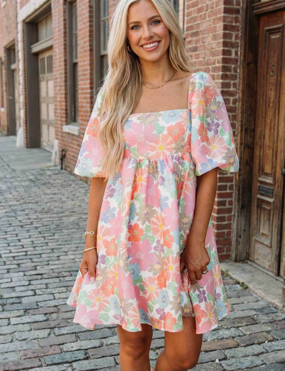 Sweet Bloom Babydoll Dress