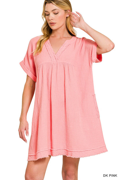 Coastal Gauze Dress