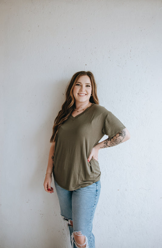 Essential V-Neck Tee
