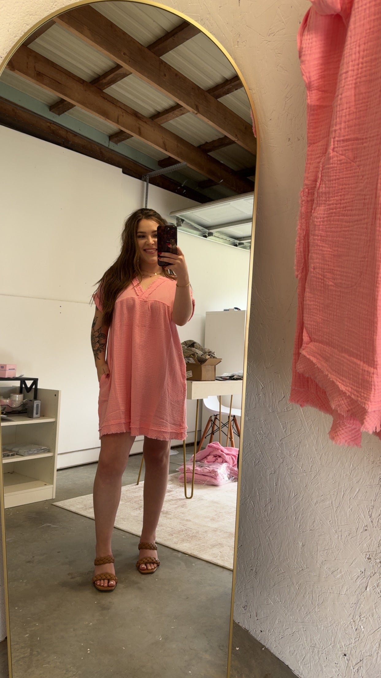 Coastal Gauze Dress