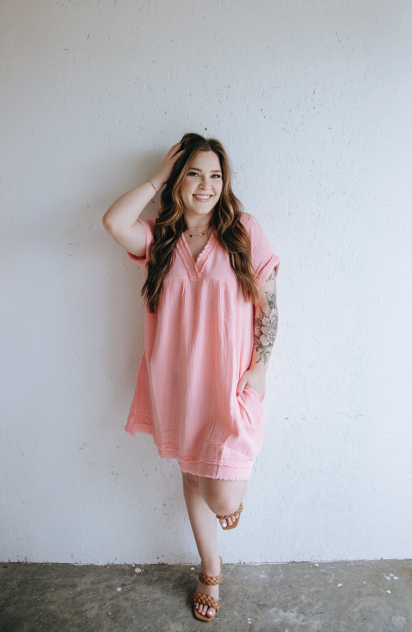 Coastal Gauze Dress