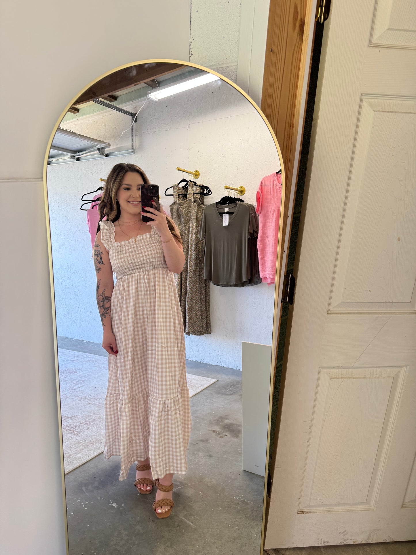 Picnic Day Gingham Dress