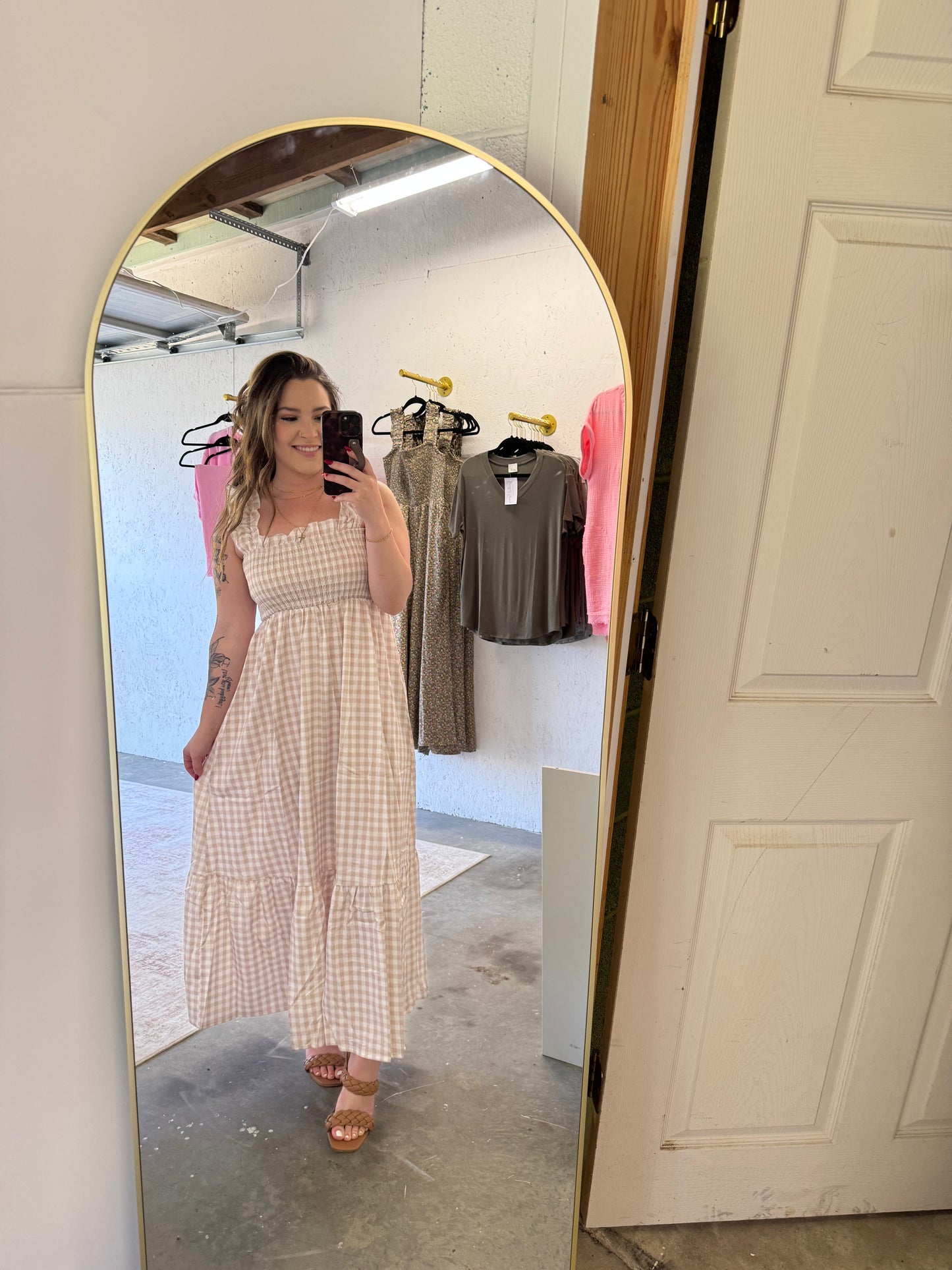 Picnic Day Gingham Dress