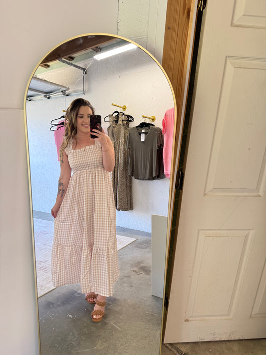 Picnic Day Gingham Dress