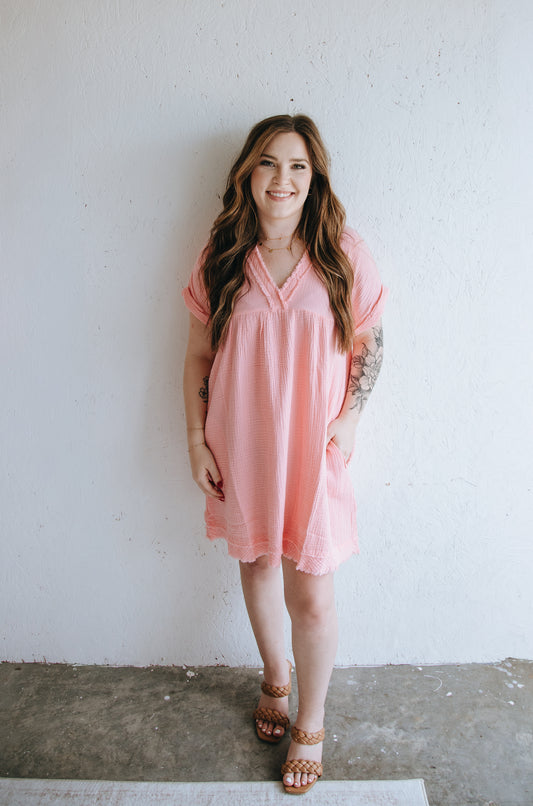 Coastal Gauze Dress