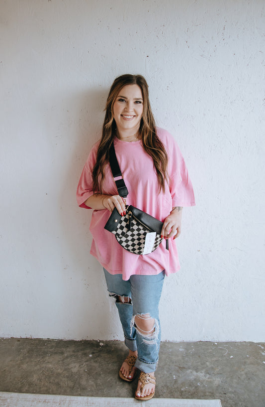 Everyday Checkered Crossbody Set