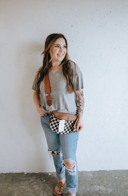Everyday Checkered Crossbody Set