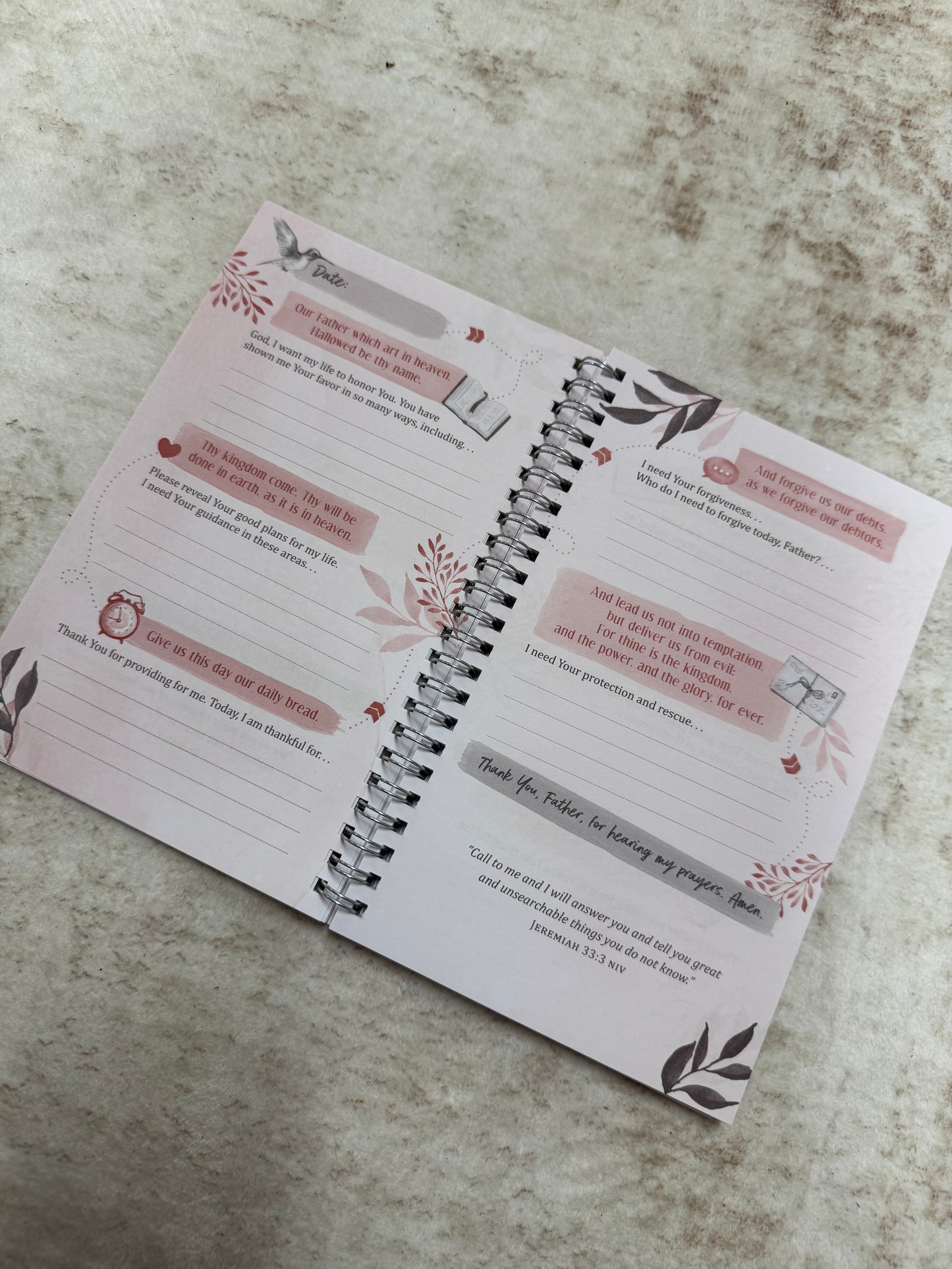 Words to Pray Journal