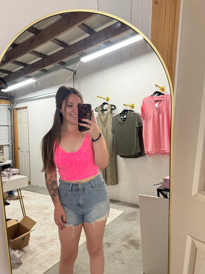 Everyday Distressed Denim Shorts