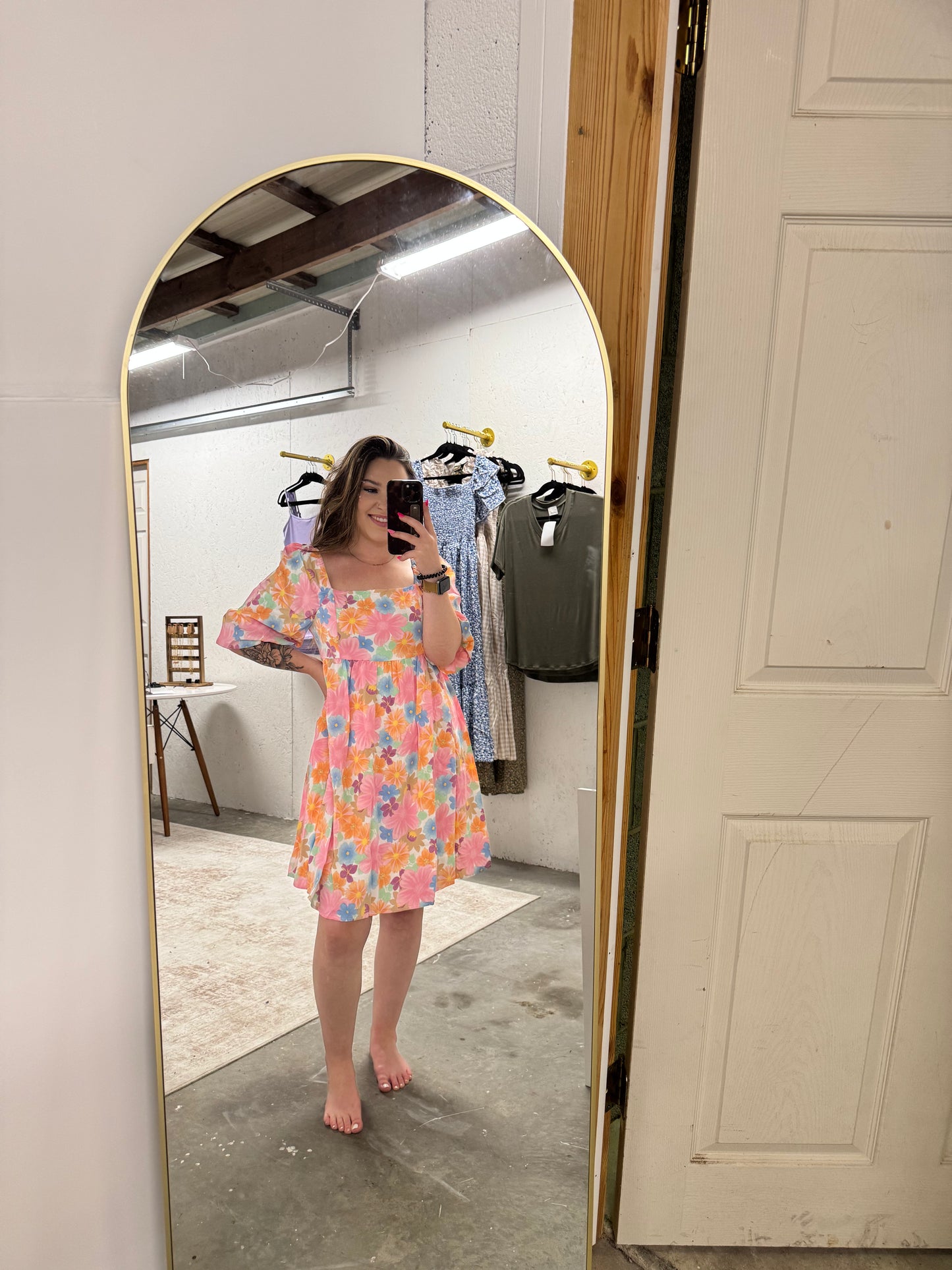 Sweet Bloom Babydoll Dress