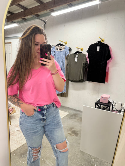 Everyday Distressed Flare Jeans