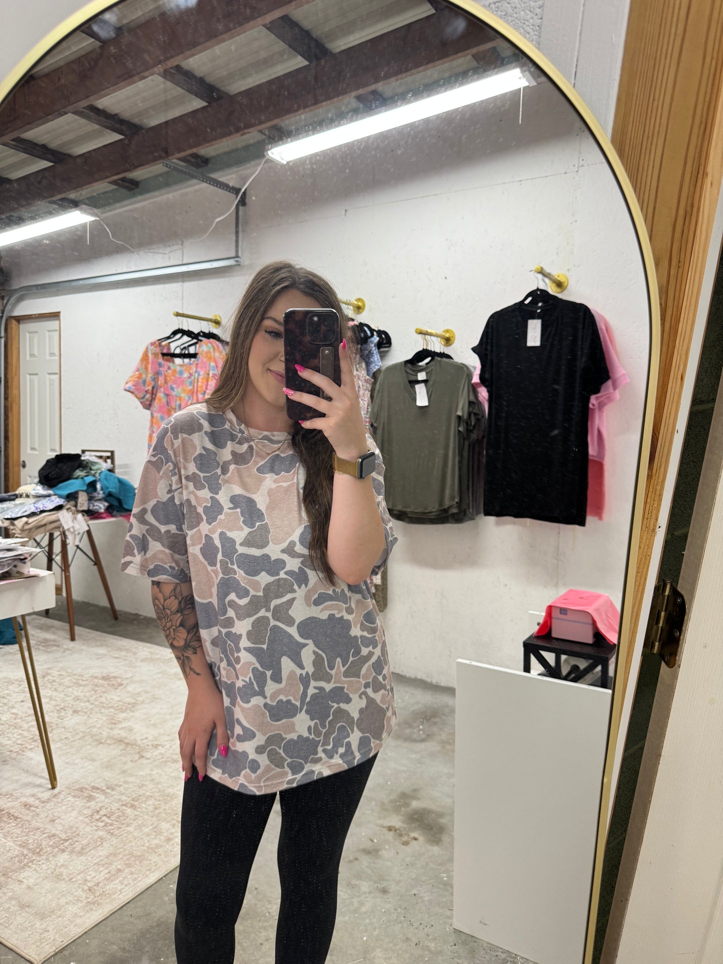 Chill Babe Camo Tee